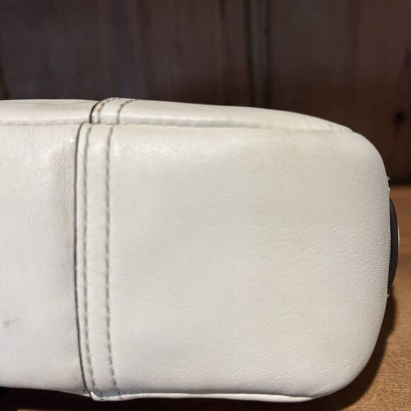 Coach Hadley Leather field bag Chalk Silver Gorgeous F29763 Crossbody Hangtag - Picture 10 of 13